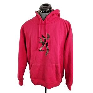 Browning Hot Pink Hoodie Girls Size XL